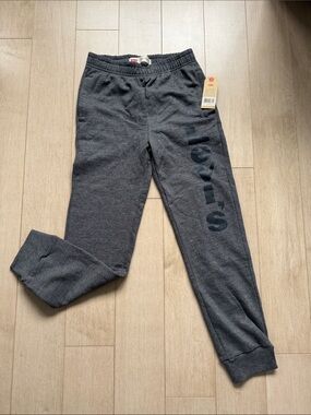 Levi's Kids Charcoal Gray Logo Joggers